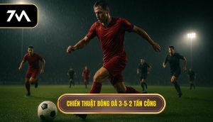 Chiến thuật bóng đá 3-5-2 tấn công