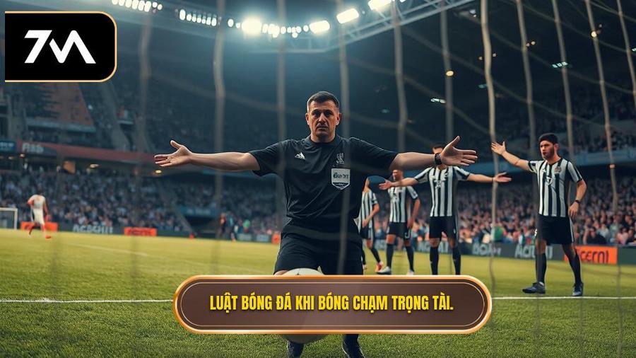Tại sao bóng chạm trọng tài rồi vào lưới không được tính bàn thắng?