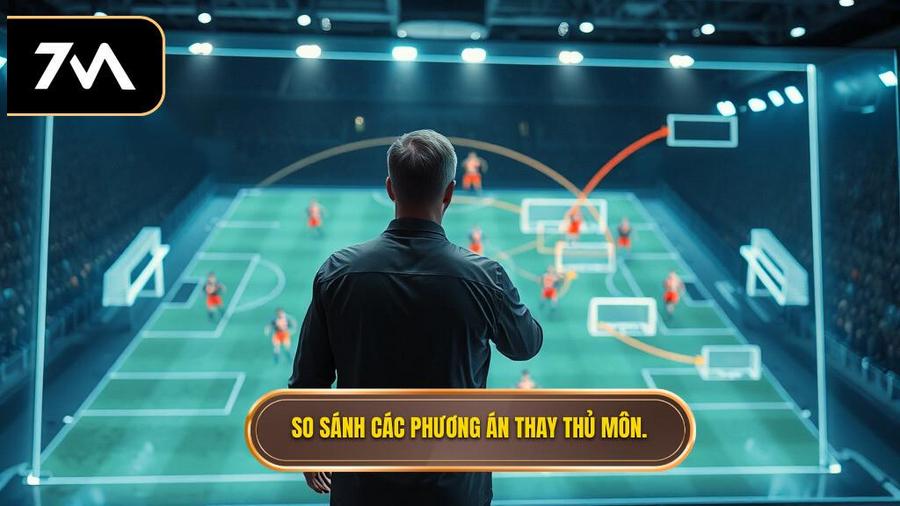 Bảng so sánh các phương án xử lý khi thủ môn rời sân