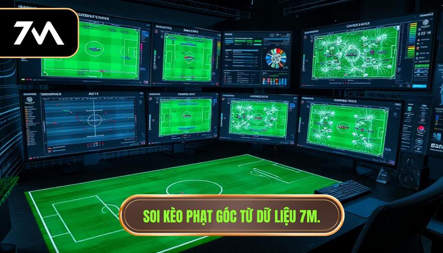 Soi kèo phạt góc từ dữ liệu 7m.